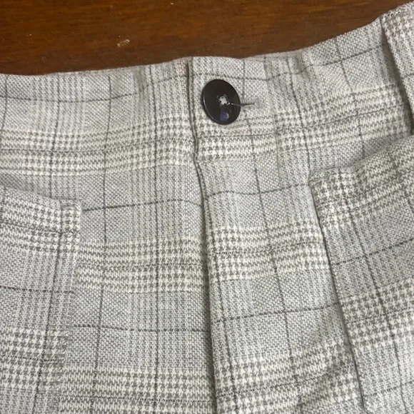 Maeve Gray Plaid Women's Collette Trousers Size 26P - Picture 3 of 11